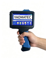 Imprimante à jet d'encre portable Yaomatec 1790 12,7 mm pour le codage de date, les codes QR, les logos sur les bouteilles en plastique, les tuyaux en acier allié