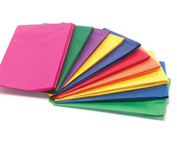 Papier de soie biodégradable personnalisé en gros, 17 g/m², coloré, pour emballage DIY de mariage/fleurs, vêtements, chaussures, cadeaux