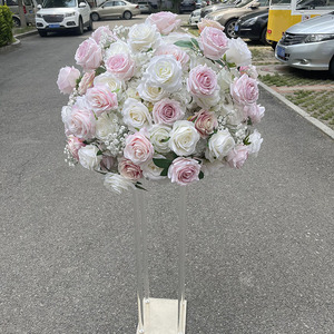 IFG nouveau modèle artificiel rose de mariage pièce maîtresse de décoration de boule de fleur - Product Image 2