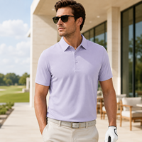 Camiseta Polo Informal de Negocios Ligera para Hombre JNEI, 150 g, Secado Rápido, Protección UV, Protección Contra el Calor, para Viajes Urbanos