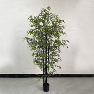 Paravent d'intimité en <span class=keywords><strong>bambou</strong></span> <span class=keywords><strong>artificiel</strong></span> réaliste de haute qualité, séparateur de pièce, pour intérieur et extérieur, maison, bureau, aménagement paysager, Pâques - Product Image 3