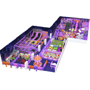 Large Size Indoor Playground Equipment Kids Exercise Jumping Amusement Park <b>Trampoline</b> Park for Indoor Sports and Recreation - Product Image 1