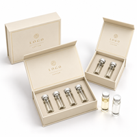 Boîte magnétique durable, ensemble de flacons multi-usages de 30 ml et 50 ml, boîte cadeau magnétique, papier nacré avec laminage mat pour sérum capillaire