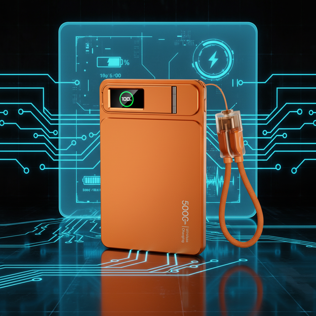 TFT Screen Ultra-Slim Magnetic Wireless Mag Power Bank Safe Portable Charger Fast Charging Battery Pack Mini Powerbank 20W