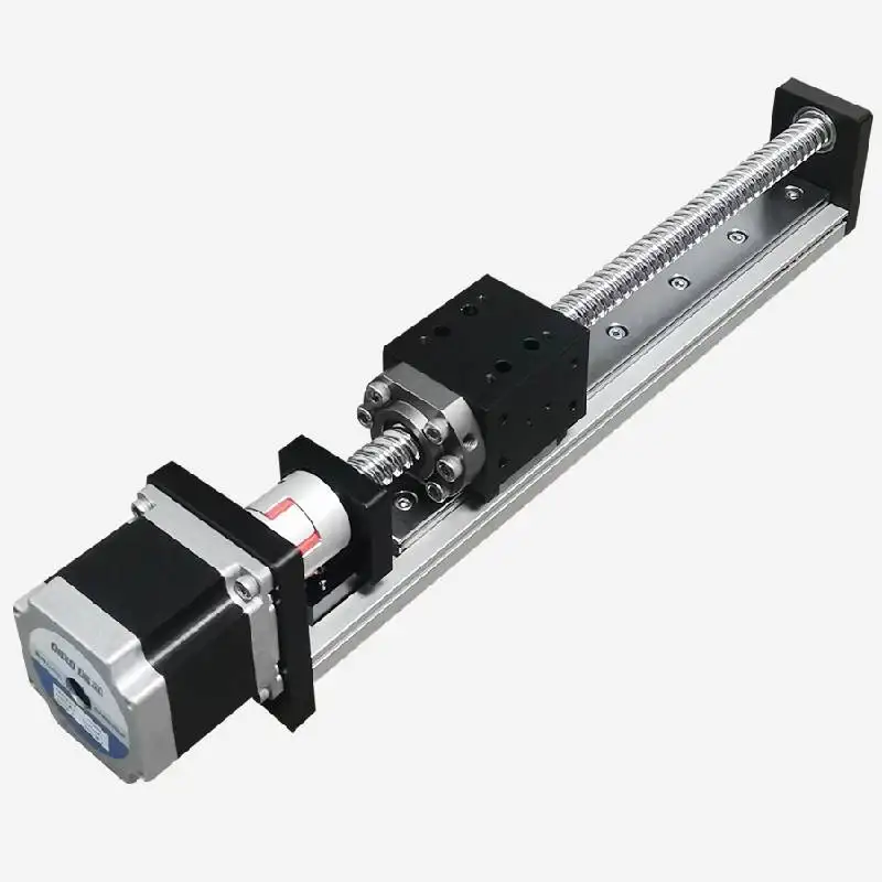 RXSN40 modul linear elektrik CNC sekrup bola profil aluminium presisi panduan linear lebar 40mm aktuator"