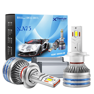 Bombilla LED para Faros Delanteros Xview M9 PRO H4 H7, 150W 40000LM, Súper Brillante, Faros Delanteros LED para Automóviles - Product Image 1