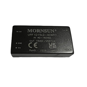 URF1D15LD-40WR3 DC/DC Power Module <strong>input</strong> 40-160V output 15V/2667mA - Product Image 1
