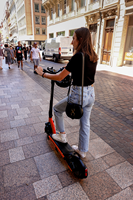 Hikerboy Foxtrot Plus, Scooter Eléctrico Plegable de 2 Ruedas, 5 Horas de Carga, Certificación CE, UL, ROHS