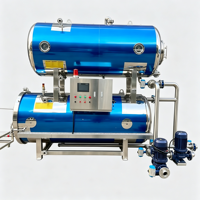 Autoclave de stérilisation à bain-marie électrique haute température à double couche pour sauces, viandes, boissons et aliments en conserve