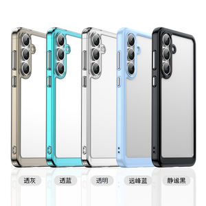 Funda de teléfono Funda para móvil Acrílico transparente y TPU suave para Galaxy S25 <span class=keywords><strong>FE</strong></span> Hard para Samsung S25 Edge Luxury 100% Fit Case - Product Image 6