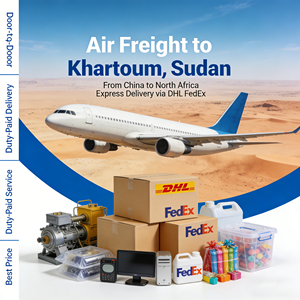 Transporte Aéreo a Sudán, Khartoum, desde China (Yiwu/Shanghai/Shenzhen) a África del <span class=keywords><strong>Norte</strong></span>, Servicio Puerta a Puerta con Agente ZHL, 5-10 Días - Product Image 1