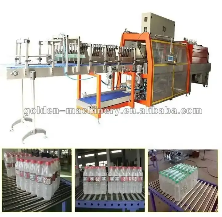 Máquina automática de engarrafamento de água mineral purificada, máquina de embalagem e rotulagem de bebidas, planta de engarrafamento de água purificada de A a Z