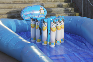 Alliance Commercial inflable gunge Splash Dunk Tank juego de ruleta juego deportivo para niños y adultos a la venta - Product Image 4