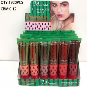 Bóng mắt dạng lỏng 24 cái/hộp <span class=keywords><strong>6</strong></span> màu làm nổi bật màu mở rộng để làm sáng lớp trang điểm má hồng tự nhiên và lâu dài. - Product Image 4