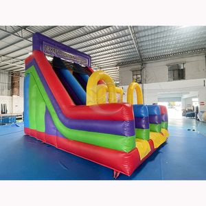 Đôi làn nhảy khô <span class=keywords><strong>Inflatable</strong></span> Bouncer trượt <span class=keywords><strong>Combo</strong></span> với Blower PVC Đảng cho thuê bao gồm bộ dụng cụ sửa chữa - Product Image 4