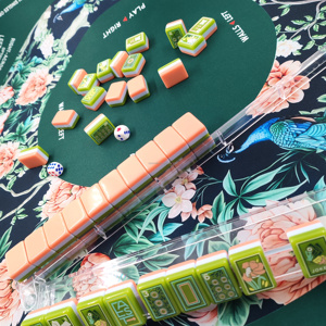 Juego de Mahjong Acrílico Mary Benson Art, 160 Fichas, Estilo Americano, con Bams, <span class=keywords><strong>Craks</strong></span>, Dots, Winds, Dragons, Flowers, Jokers y Blanks - Product Image 6
