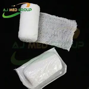 Medical 100% Cotton Sterile/Non Sterile Absorbent Surgical Fluff-dried gauze bandage 4.5''*4.1YARDS