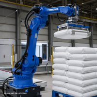 Robot Arm Palletizing Tugas Berat Yaskawa GP180 180kg 6 Axis dengan PLC & Motor untuk Kantong dan Peti Berat, Kontroler YRC1000