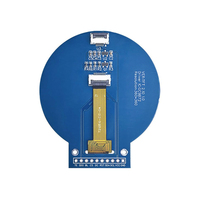 Écran LCD TFT rond série SPI de 2,1 pouces 360*360 avec carte PCB à 10 broches, module d'affichage LCD circulaire 4-SPI GC9B72