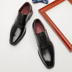Chaussures en cuir véritable pour hommes, style professionnel décontracté, fabriquées en usine, modèle Sh11518a - Product Image 5