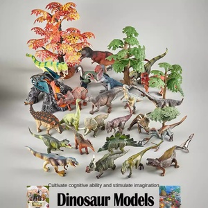 Juego de Juguetes de Dinosaurios Súper Grandes para Niños, Modelo de Tiranosaurio Rex de Simulación, Triceratops, Braquiosaurio, Pterodáctilo de Goma Suave - Product Image 3