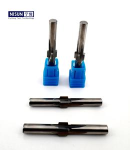 Cutter à bouton de cannelage sur mesure en alliage de carbure monobloc, outils de finition en acier au tungstène, alésoir de chambre de pistolet pour usinage CNC sans refroidissement - Product Image 2