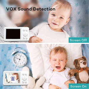 Monitor <span class=keywords><strong>de</strong></span> Bebé con Pantalla LCD <span class=keywords><strong>de</strong></span> 3.2'', Audio Bidireccional VOX, Detector <span class=keywords><strong>de</strong></span> Sonido y Temperatura, Visión Nocturna, Alcance <span class=keywords><strong>de</strong></span> 200m - Product Image 4