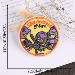 Patch brassard 3d brodé à capuche patchs de broderie à crochet et boucle pour vêtements - Product Image 6