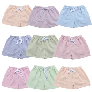 Mùa Hè Bé Đồ Bơi Trẻ Em Seersucker Toddler Trai Bơi Phù Hợp Với Boutique Áo Tắm Quần Short 2020 Lót Trai Bơi Thân