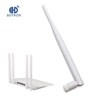 Bdtron Blade WiFi 2.4GHz 6DBi antenne de routeur omnidirectionnelle blanche avec connecteur SMA mâle
