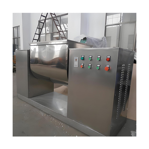 Mélangeur horizontal à cuve en acier inoxydable de 200-500 l avec chauffage électrique pour assaisonnements, cosmétiques, poudres sèches, sur roues mobiles - Product Image 4