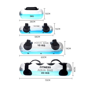 Sac d'eau pliable et réglable NJ unisexe en PVC pour entraînement <span class=keywords><strong>de</strong></span> force, équipement portable <span class=keywords><strong>de</strong></span> musculation aquatique - Product Image 1