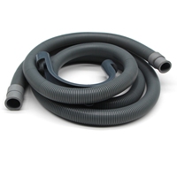 Tuyau de vidange pour lave-linge FEIHU en PVC plastique de qualité supérieure, raccords européens, anti-UV, réglable, anti-abrasion, léger, gris