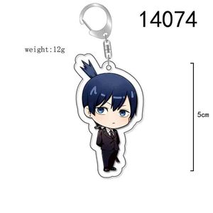 Lindo acrílico de doble cara Anime Denji <span class=keywords><strong>Makima</strong></span> colgante llavero - Product Image 5