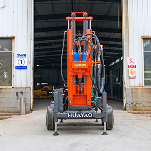 อุปกรณ์ขุดเจาะบ่อน้ำระบบไฮดรอลิกขนาด100ม. 200ม. 300ม. แท่นขุดเจาะทำเหมืองพร้อมปั๊ม - Product Image 4