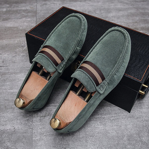 Mocassins décontractés Bean Shoes pour hommes, nouvelle collection printemps 2026, tendance affaires, respirants, été-automne, semelle souple, bout plat, pour la conduite - Product Image 6
