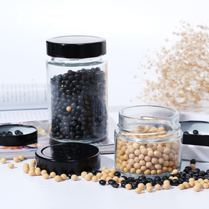 Pot à épices de forme ronde de qualité supérieure 250ml 280ml 360ml pot de miel en verre pour l'emballage alimentaire - Product Image 2