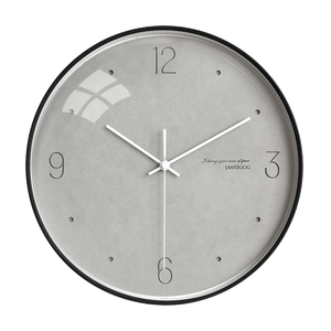 EMITDOOG <span class=keywords><strong>Orologio</strong></span> in Vetro e Legno <span class=keywords><strong>Grigio</strong></span> Decorazione Casa <span class=keywords><strong>Orologio</strong></span> Moderno Fai-<span class=keywords><strong>da</strong></span>-Te Arte Murale Semplice <span class=keywords><strong>Orologio</strong></span> Unico con Lancette in Alluminio - Product Image 2