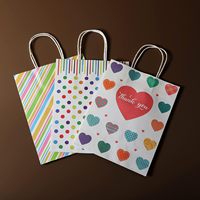 Sacs en papier kraft imprimés en couleur avec logo personnalisé de qualité supérieure avec poignées Sacs en papier d'emballage de qualité supérieure
