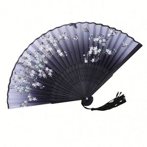Custom Logo Foldable <b>Hand</b> <b>Fans</b> ROMANCE Style Paper Material Digital Printing Portable Promotional Use - Product Image 1