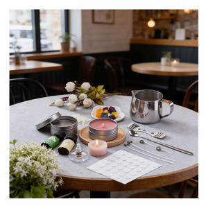 Luxury Memorial Jar Elegant Presentation Natural Beeswax Aroma Wellness Boutique Offering Display Selection Collection - Product Image 4