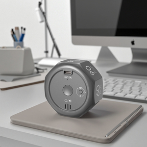 Custom Octagon <strong>Digital</strong> Visual <strong>Timer</strong> 1-90min Pomodoro Start Stop Cube <strong>Timers</strong> Plastic For Desk Productivity And Learning - Product Image 3
