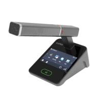 Système de microphone de conférence entièrement numérique SONBS – Unité Président et Délegé avec double alimentation numérique-analogique en option et vote par écran tactile