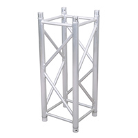 Estructura de Aluminio Personalizada de 400*400 mm, Soporte de Luz Plano, Estructura de Techo Redonda Portátil para Escenarios y Eventos