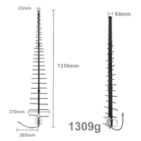 Antena Yagi 3G de 14dbi, 720-1020mhz, N Hembra, Antena Externa para Exteriores, para Repetidor Móvil GSM UMTS LTE, Antena Inalámbrica Macho de 100W