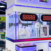 Machine à griffes commerciale d'arcade en métal, à monnayeur réglable, pour centres de jeux, avec défi de 10 secondes, alimentation 110/220V