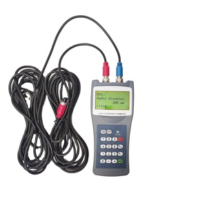 Débitmètre numérique DN15~20 6000mm Tuf-2000h en acier inoxydable, débitmètre ultrasonique portable sans contact, écran LCD, OEM - Product Image 1