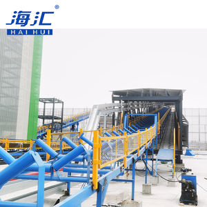 Sabuk jarak jauh konveyor pipa sabuk gantung konveyor sabuk konveyor terbang di sabuk tanaman semen - Product Image 6