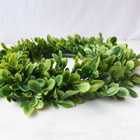 AYOYO couronnes et plantes couronne de fleurs artificielles décoration de porte couronne de fleurs de buis fournitures de mariage pendentif anneau d'herbe