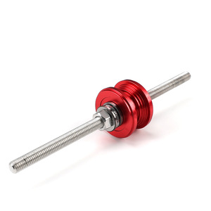 Outil d'installation de fourche de vélo Getitall, tige filetée en alliage d'aluminium rouge, outil de réparation pour cyclisme - Product Image 1